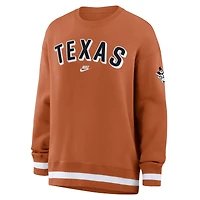 Sweat-shirt Nike Texas Orange Longhorns surdimensionné Legacy Phoenix pour femme