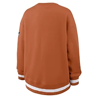Sweat-shirt Nike Texas Orange Longhorns surdimensionné Legacy Phoenix pour femme