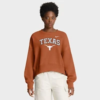 Women's Nike Texas Orange Longhorns Oversized Phoenix Arch Pullover Sweatshirt