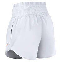Women's Nike White Texas Longhorns Performance One Dri-FIT High-Rise Shorts