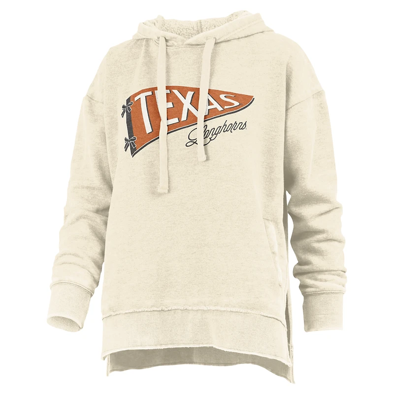 Sweat à capuche Pressbox crème Texas Longhorns Marni pour femmes