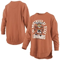 Women's Pressbox  Texas Orange Longhorns Blitz Long Sleeve T-Shirt