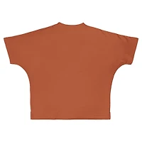 Women's Pressbox  Texas Orange Longhorns Flannigan Oversized T-Shirt