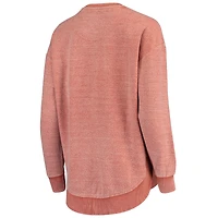 Women's Pressbox Texas Orange Longhorns Ponchoville Pullover Sweatshirt