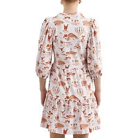 Robe Tory pour femme Smith & Quinn Texas Orange/Burnt Orange Longhorns Tailgate Collection
