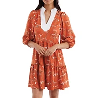 Robe Tory pour femme Smith & Quinn Texas Orange Longhorns Tailgate Collection