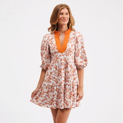 Women's Smith & Quinn Texas Orange Longhorns Tory Tiered Dress