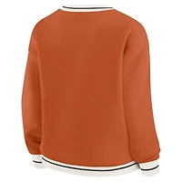 Women's WEAR by Erin Andrews Texas Orange Longhorns Seal Sweatshirt