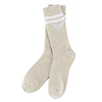 Women's ZooZatz Cream Texas Longhorns Victory Plush Socks