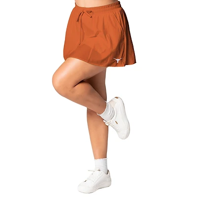 Women's ZooZatz  Texas Orange Longhorns Stretch Woven Skort