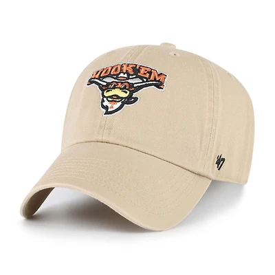 Casquette ajustable « Youth '47 » kaki Texas Longhorns Clean Up