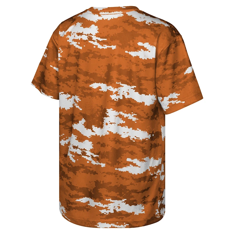 T-shirt sublimé orange brûlé pour jeunes des Texas Longhorns Scrimmage
