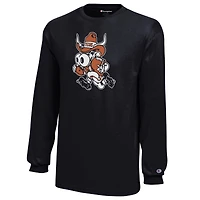 Youth Champion  Black Texas Longhorns Bevo Long Sleeve T-Shirt