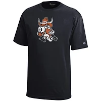 T-shirt Bevo noir du champion des jeunes Texas Longhorns