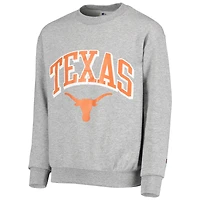 Sweat Champion Texas Longhorns Powerblend Fleece gris chiné pour jeune