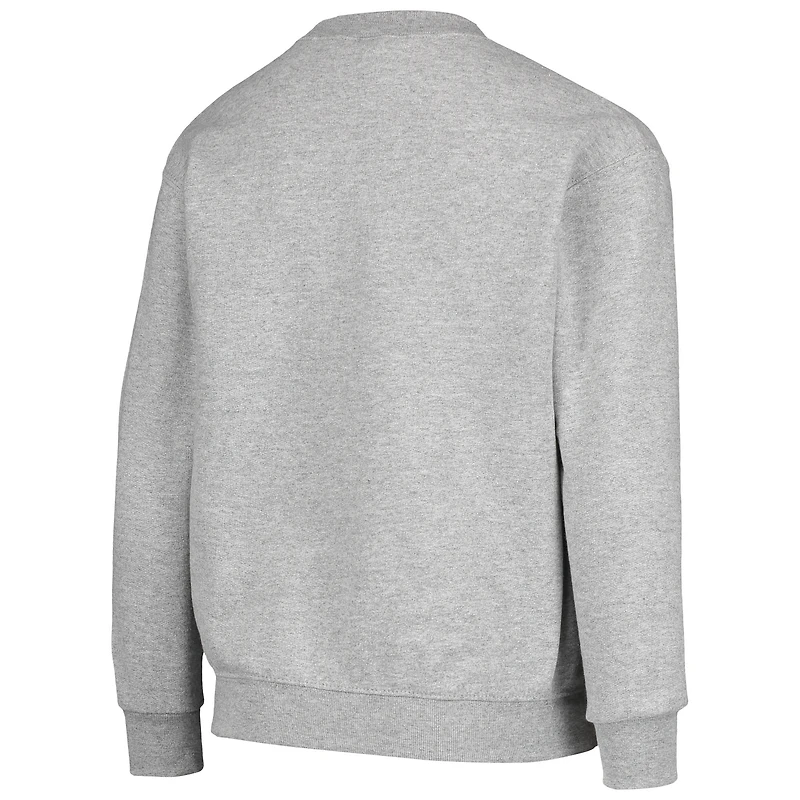 Sweat Champion Texas Longhorns Powerblend Fleece gris chiné pour jeune