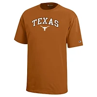T-shirt Texas Orange avec logo Arch Over Longhorns, champion des jeunes