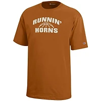 Youth Champion Texas Orange Longhorns Runnin' Horns T-Shirt