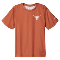 Youth Columbia Texas Orange Longhorns Terminal Tackle Omni-Shade T-Shirt