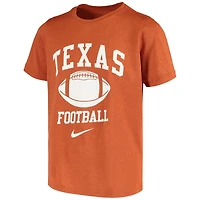 Youth Nike Heathered Texas Orange Longhorns Retro Lockup Legend Performance T-Shirt