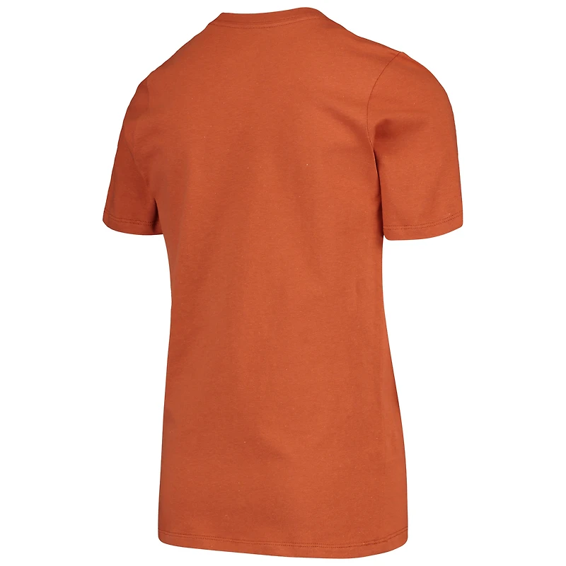 Youth Nike Texas Orange Longhorns Sideline Icon T-Shirt