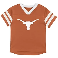 Youth Outerstuff Brown Texas Longhorns Red Zone Two-Piece V-Neck Top and Pants Set