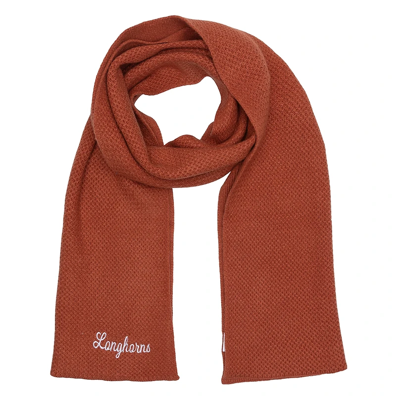 ZooZatz Texas Orange Texas Longhorns Fashion Knit Scarf