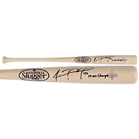 Adolis Garcia Texas Rangers Autographed 2023 World Series Champions Louisville Slugger Logo Bat with "23 WS Champs" Inscription