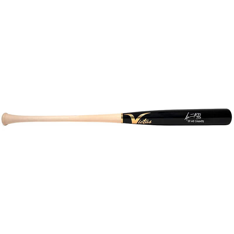 Adolis Garcia Texas Rangers Autographed 2023 World Series Champions Victus Game Model Bat with "23 WS Champs" Inscription