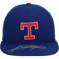 Adolis Garcia Texas Rangers Autographed Throwback New Era Cap 