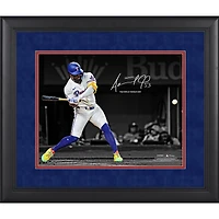 Adolis Garcia Texas Rangers Facsimile Signature Framed 11" x 14" Spotlight Photograph