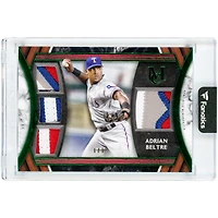 Carte Adrian Beltre Texas Rangers 2022 Topps Museum Collection Quad Multi-Color Game-Used Relics #SPPQRL-AB #1/1