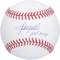 Ballon de baseball autographié par Adrian Beltre des Texas Rangers avec l'inscription « HOF 2024 »