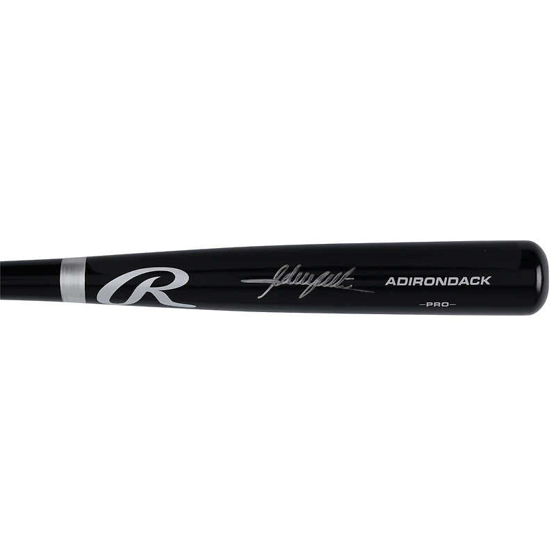 Batte de baseball Rawlings Pro noire autographiée par Adrian Beltre des Texas Rangers