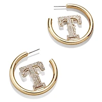 Boucles d'oreilles créoles BaubleBar Texas Rangers