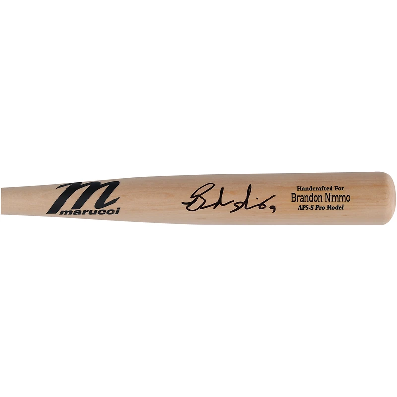 Brandon Nimmo Texas Rangers Autographed AP5-S Marucci Pro Model Bat