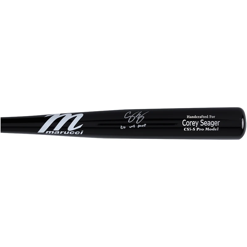 Corey Seager Texas Rangers Autographed 2023 MLB World Series Champions Marucci Game Model Bat with "2X WS MVP" Inscription