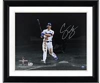 Photographie autographiée de Corey Seager, champion des World Series 2023, 11" x 14"
