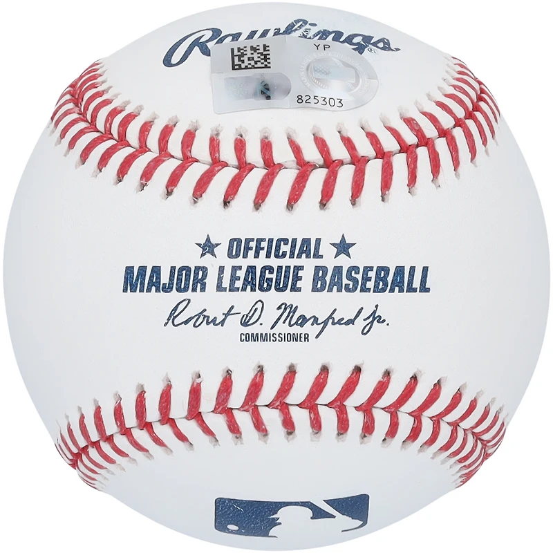 Corey Seager Texas Rangers Autographed 2023 World Series Champions Baseball with "2X WS MVP" Inscription