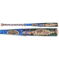 Corey Seager Texas Rangers Autographed Louisville Slugger 2023 World Series Champions Logo Bat with "23 WS Champs" Inscription - Art by Charles Fazzino - RG1331310