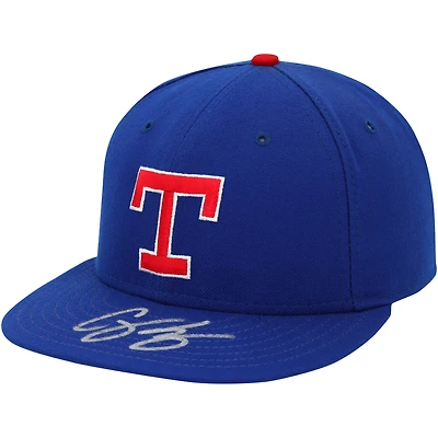 Casquette New Era dédicacée par Corey Seager des Texas Rangers