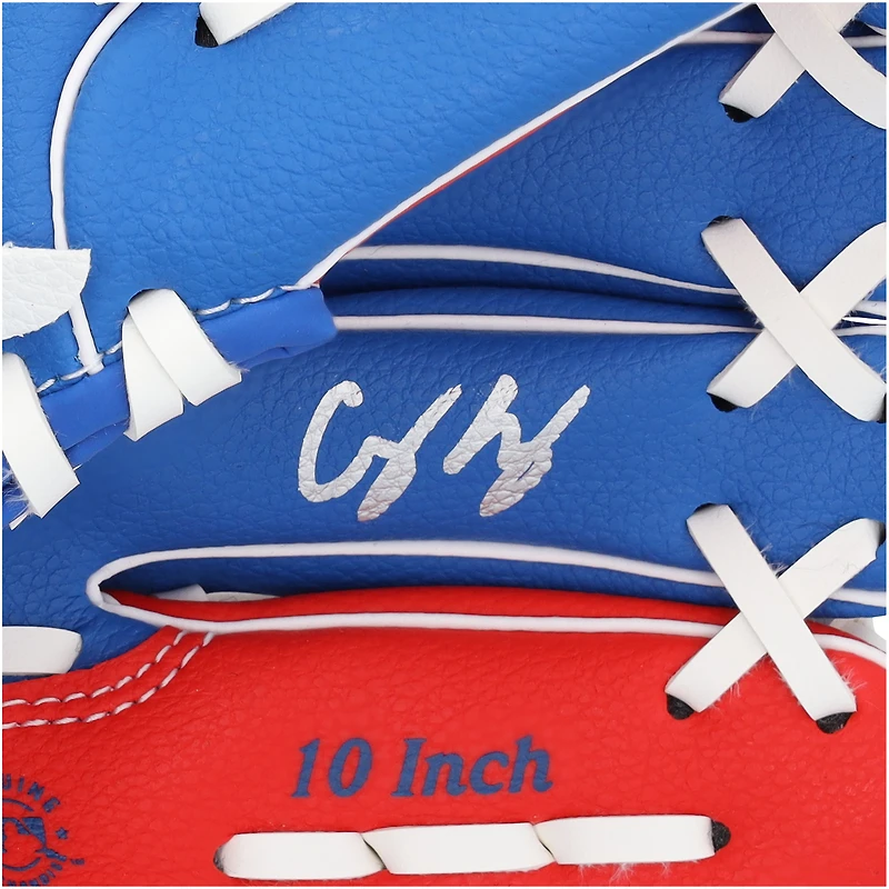 Réplique du gant Rawlings autographié par Corey Seager des Texas Rangers