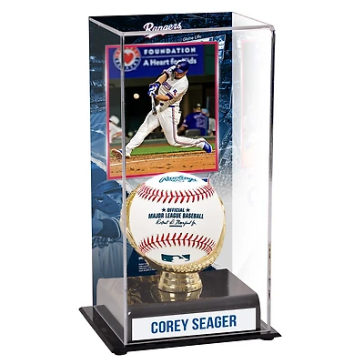 Vitrine de présentation sublimée avec image de Corey Seager Texas Rangers