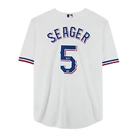 Corey Seager White Texas Rangers Autographed Nike Replica Jersey