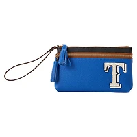 Dooney & Bourke Texas Rangers Infield Double-Zip Wristlet