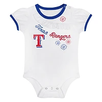 Ensemble body et jupe doux pour bébé Texas Rangers