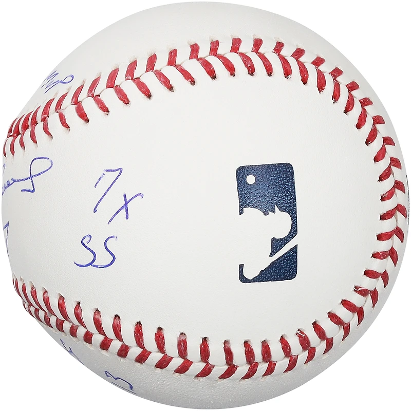 Ivan Rodriguez Texas Rangers Autographed Baseball with Multiple Inscriptions