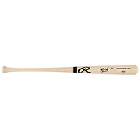Ivan Rodriguez Texas Rangers Autographed Blonde Rawlings Pro Bat with "HOF 17" Inscription