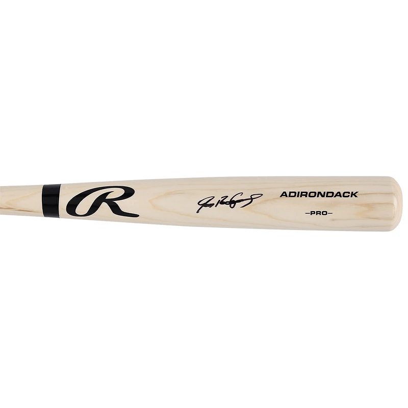 Ivan Rodriguez Texas Rangers Autographed Blonde Rawlings Pro Bat