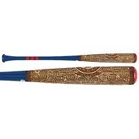 Bâton de baseball Pillbox Bat Company Mural Series autographié par Ivan Rodriguez, Texas Rangers, avec inscription « MVP de la Ligue américaine 1999 » - Édition limitée n° 5/5
